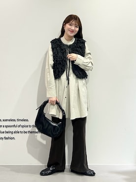 「KBF（ケイビーエフ）のアイテム」を使った、nanakaさん（レディース・155cm）の秋コーディネート
