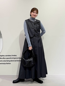 「アイテム（ワンピース/ドレス）」を使った、nanakaさん（レディース・155cm・20代）の秋コーディネート