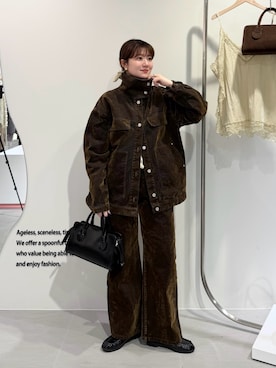 「KBF（ケイビーエフ）のアイテム」を使った、nanakaさん（レディース・155cm）の冬コーディネート