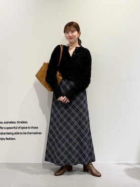 「KBF（ケイビーエフ）のアイテム」を使った、nanakaさん（レディース・155cm）の冬コーディネート