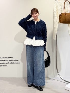 nanakaさん（レディース・155cm）の冬コーディネート