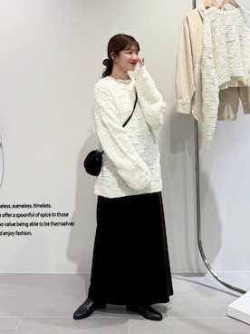 「アイテム（スカート）」を使った、nanakaさん（レディース・155cm・20代）の冬コーディネート