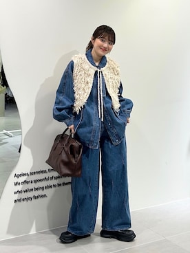 「アイテム（ブルゾン）」を使った、nanakaさん（レディース・155cm・20代）の秋コーディネート
