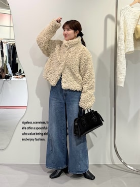 nanakaさん（レディース・155cm）の冬コーディネート