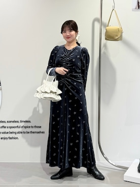 「RODE SKO（ロデスコ）のアイテム」を使った、nanakaさん（レディース・155cm）の冬コーディネート