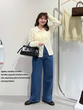 「KBF（ケイビーエフ）のアイテム」を使った、nanakaさん（レディース・155cm）の冬コーディネート