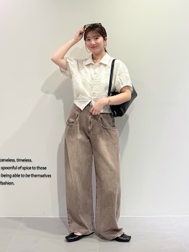 「KBF（ケイビーエフ）のアイテム」を使った、nanakaさん（レディース・155cm）の夏コーディネート
