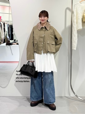 nanakaさん（レディース・155cm）の冬コーディネート