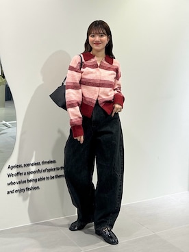 「ワイドパンツ」｜nanakaさん（レディース・155cm）の秋コーディネート