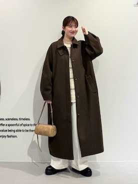 「アイテム（ブーツ）」を使った、nanakaさん（レディース・155cm・20代）の冬コーディネート