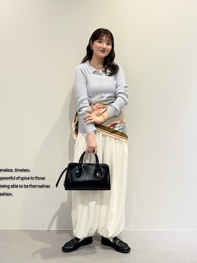 「KBF（ケイビーエフ）のアイテム（パンツ）」を使った、nanakaさん（レディース・155cm）の夏コーディネート
