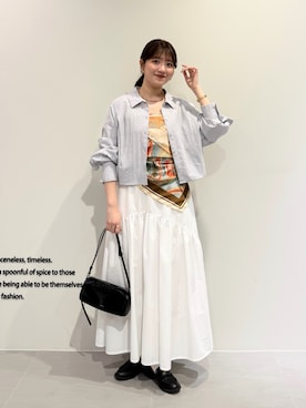 「KBF（ケイビーエフ）のアイテム」を使った、nanakaさん（レディース・155cm）の春コーディネート