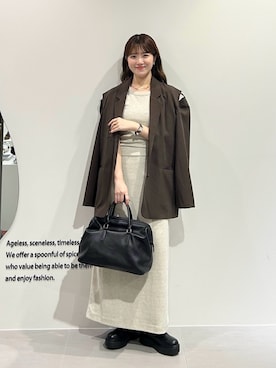 「アイテム（その他アウター）」を使った、nanakaさん（レディース・155cm・20代）の秋コーディネート