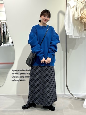 「KBF（ケイビーエフ）のアイテム」を使った、nanakaさん（レディース・155cm）の秋コーディネート