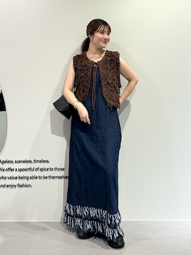 「KBF（ケイビーエフ）のアイテム」を使った、nanakaさん（レディース・155cm）の秋コーディネート