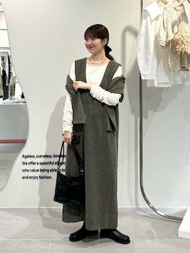 「ロングスカート」｜nanakaさん（レディース・155cm・20代）の秋コーディネート