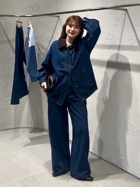 「アイテム（ブルゾン）」を使った、nanakaさん（レディース・155cm）の夏コーディネート
