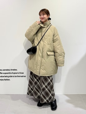 「KBF（ケイビーエフ）のアイテム」を使った、nanakaさん（レディース・155cm）の秋コーディネート