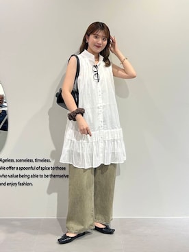 「20代後半」｜nanakaさん（レディース・155cm）の夏コーディネート