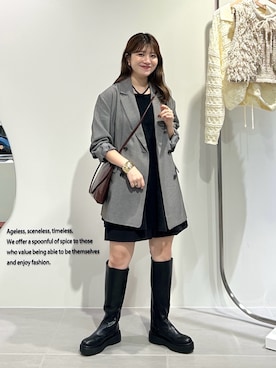 「アイテム（ワンピース/ドレス）」を使った、nanakaさん（レディース・155cm・20代）の秋コーディネート