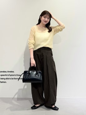 「KBF（ケイビーエフ）のアイテム（パンツ）」を使った、nanakaさん（レディース・155cm）の夏コーディネート