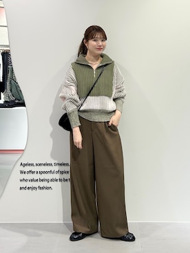 「アイテム（ショルダーバッグ）」を使った、nanakaさん（レディース・155cm・20代）の冬コーディネート