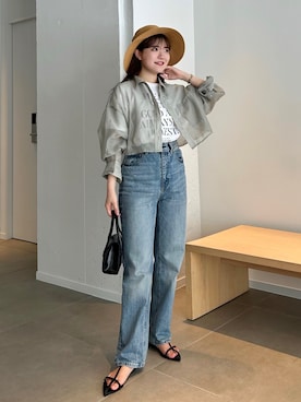 「mystic（ミスティック）のアイテム」を使った、nanakaさん（骨格ストレート・レディース・155cm）の夏コーディネート