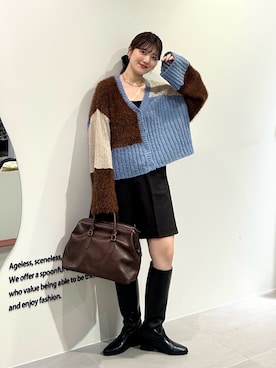 「KBF（ケイビーエフ）のアイテム」を使った、nanakaさん（レディース・155cm）の秋コーディネート