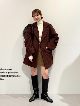 「アイテム（ハンドバッグ）」を使った、nanakaさん（レディース・155cm・20代）の秋コーディネート