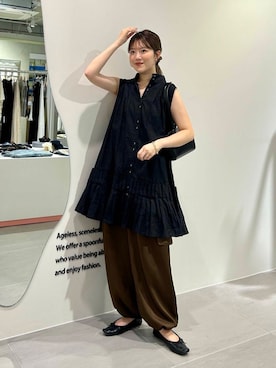 「KBF（ケイビーエフ）のアイテム」を使った、nanakaさん（レディース・155cm）の夏コーディネート