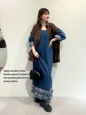 「アイテム（ワンピース）」を使った、nanakaさん（レディース・155cm・20代）の夏コーディネート