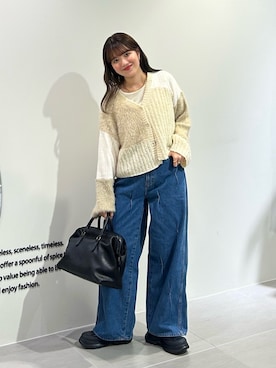 「KBF（ケイビーエフ）のアイテム」を使った、nanakaさん（レディース・155cm）の秋コーディネート