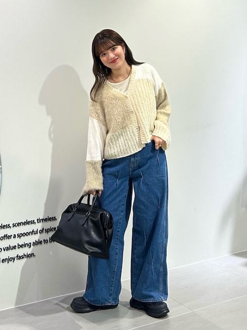 KBF タック WIDE デニム 36 タックWIDEデニム（デニムパンツ）｜KBF（ケイビーエフ）の
