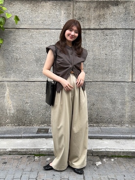「KBF（ケイビーエフ）のアイテム」を使った、nanakaさん（レディース・155cm）の夏コーディネート