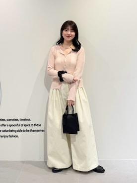 「KBF（ケイビーエフ）のアイテム（トップス）」を使った、nanakaさん（レディース・155cm）の春コーディネート