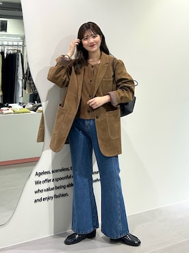 「アイテム（その他アウター）」を使った、nanakaさん（レディース・155cm）の夏コーディネート
