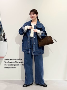 「KBF（ケイビーエフ）のアイテム」を使った、nanakaさん（レディース・155cm）の春コーディネート