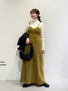 「アイテム（ワンピース/ドレス）」を使った、nanakaさん（レディース・155cm・20代）の冬コーディネート