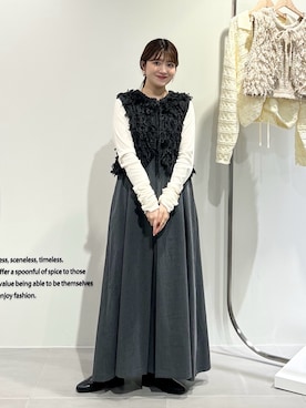「アイテム（ワンピース/ドレス）」を使った、nanakaさん（レディース・155cm）の秋コーディネート