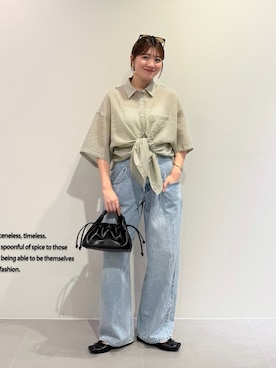 「KBF（ケイビーエフ）のアイテム」を使った、nanakaさん（レディース・155cm）の夏コーディネート