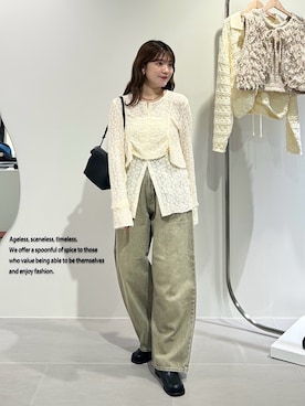 「アイテム（ブーツ）」を使った、nanakaさん（レディース・155cm）の秋コーディネート