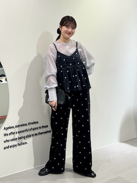 「アイテム（キャミソール）」を使った、nanakaさん（レディース・155cm）の夏コーディネート