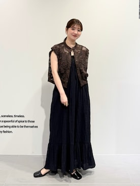 「KBF（ケイビーエフ）のアイテム（トップス）」を使った、nanakaさん（レディース・155cm）の春コーディネート