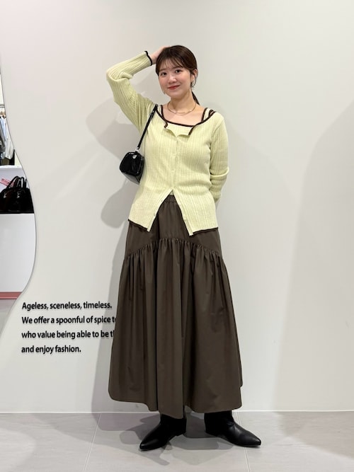 2WAYタンクトップSETカーディガン