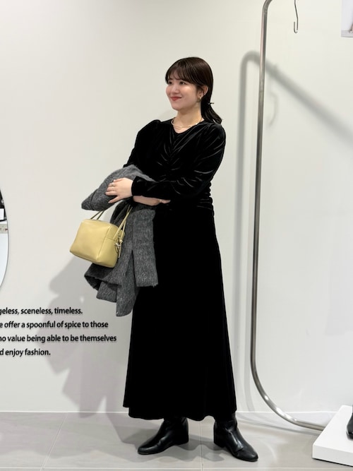 ベロアシャーリングドレス（ワンピース）｜KBF（ケイビーエフ）の