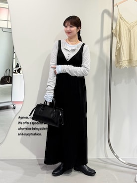 nanakaさん（レディース・155cm）の冬コーディネート