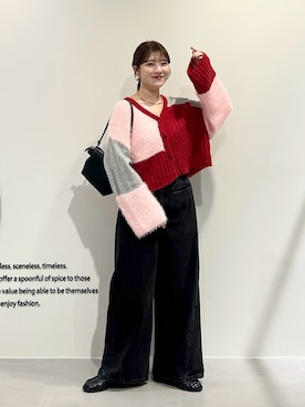 「アイテム（カーディガン/ボレロ）」を使った、nanakaさん（レディース・155cm・20代）の秋コーディネート