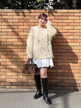 「KBF（ケイビーエフ）のアイテム」を使った、nanakaさん（レディース・155cm）の春コーディネート