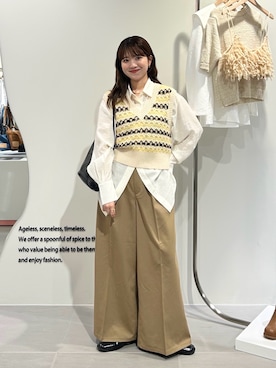 「アイテム（その他シューズ）」を使った、nanakaさん（レディース・155cm）の秋コーディネート
