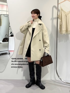 nanakaさん（レディース・155cm）の冬コーディネート
